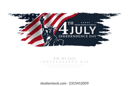 USA 4th of July, Independence Day USA, Vector illustration