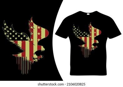 USA AIR FORCE T-SHIRT DESIGN PRINT READY VECTOR