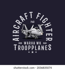 USA Aircraft T-Shirt military air force aircraft fighter