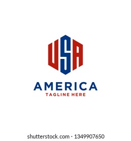 USA AMERICA LOGO