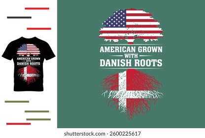 USA American Grown With Danish Roots