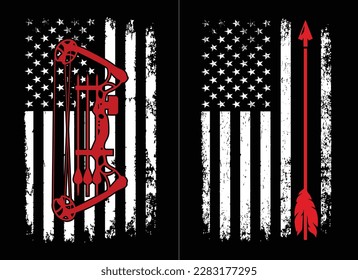 USA Archery Flag Design Template
