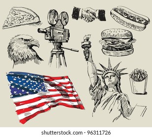 USA background