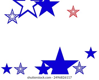 USA background with copy space vector illustration Vector illustration, eps 10.