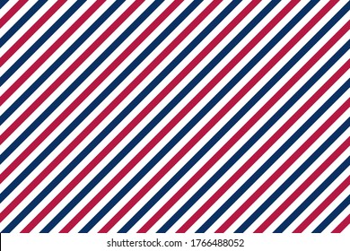 USA background with elements of the American flag. Abstract seamless pattern design for Independence day fourth of july. 