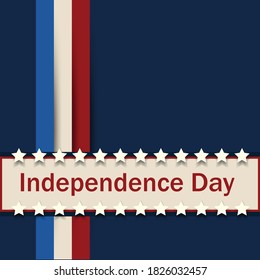 usa background with stars and decorative frames
