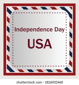 usa background with stars and decorative frames
