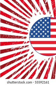 usa background - vector illustration