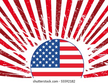 usa background - vector illustration