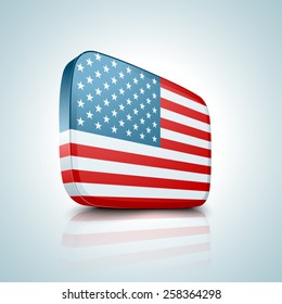 USA button