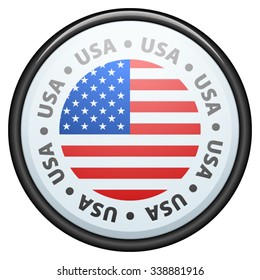 USA Button