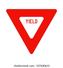 USA and Canada Yield Sign