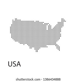 usa card in hearts vector