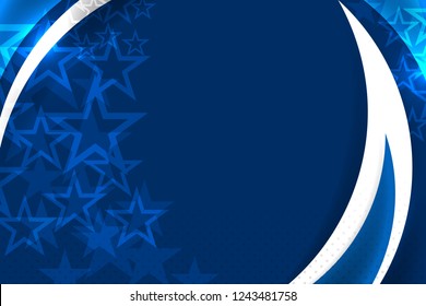 USA Color flag concept background for independence, veterans, labor, memorial, national days and events, Vector illustration Design