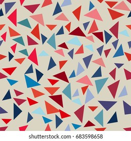 usa color Seamless geometric pattern