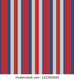 usa color style red and blue striped background on the cover and fabric


