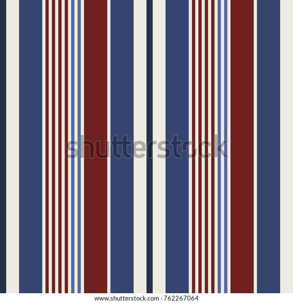 カバーと布地の上に赤と青のストライプの背景に米国の色スタイル のベクター画像素材 ロイヤリティフリー