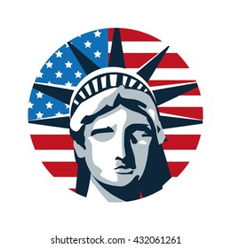 USA concept with icon design, vector illustration 10 eps graphic.