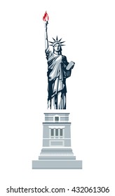USA concept with icon design, vector illustration 10 eps graphic.