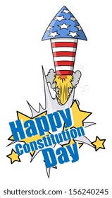 USA - Constitution Day Vector Illustration