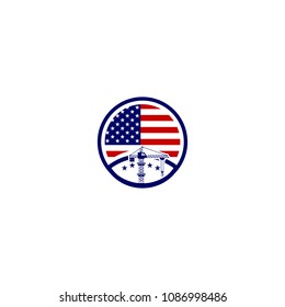 usa contractor logo template
