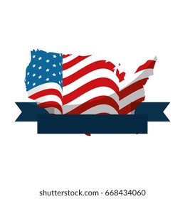 usa country map icon
