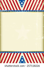 USA design B. A grunge american background with a large empty space for your message