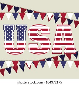 usa design over beige background vector illustration 