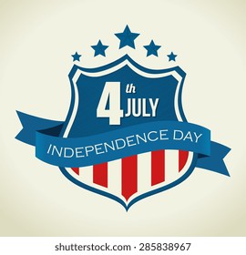 USA design over beige background, vector illustration.