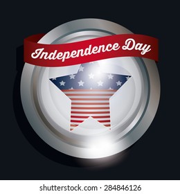 USA design over black background, vector illustration