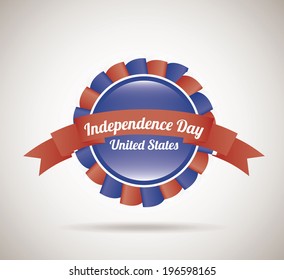 USA design over gray background, vector illustration
