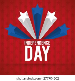 USA design over red background, vector illustration.