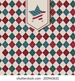 USA design over vintage background, vector illustration