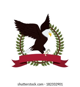usa design over  white background vector illustration