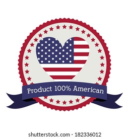usa design over white background vector illustration 