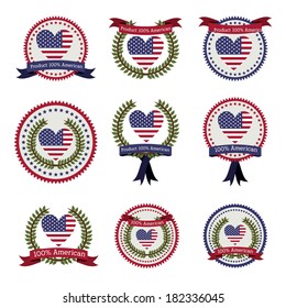 usa design over  white background vector illustration
