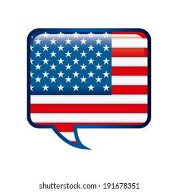 USA design over white background, vector illustration