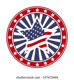 USA design over white background, vector illustration