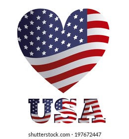 USA design over white background, vector illustration