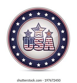 USA design over white background, vector illustration