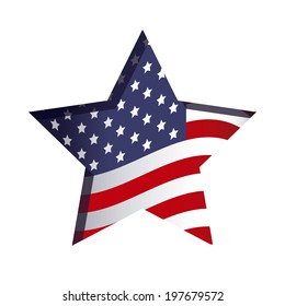 USA design over white background, vector illustration