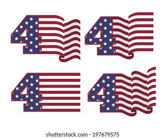 USA design over white background, vector illustration