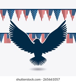 USA design over white background, vector illustration.