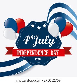 USA design over white background, vector illustration.