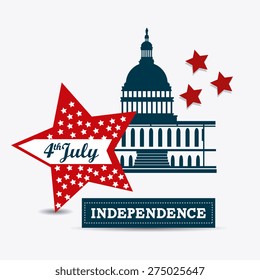 USA design over white background, vector illustration.