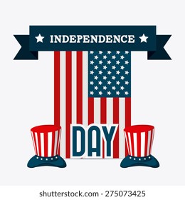 USA design over white background, vector illustration.
