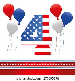 USA design over white background, vector illustration.