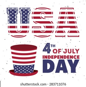 USA design over white background, vector illustration