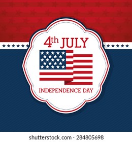 USA design over white background, vector illustration.