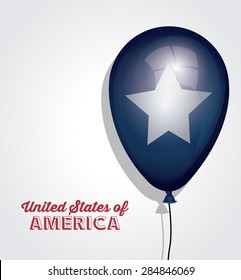 USA design over white background, vector illustration